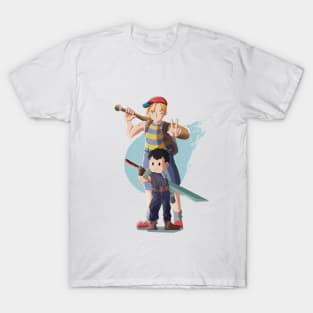 earthbound and Final Fantasy T-Shirt